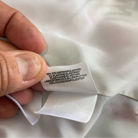 Evan Picone Floral Blazer Jacket Women’s 6P Pink Green Open Front Lined Spring - Picture 9 of 13